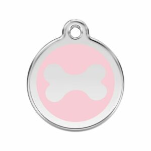 médaille-identification-OS- rose claire - ForestPets37